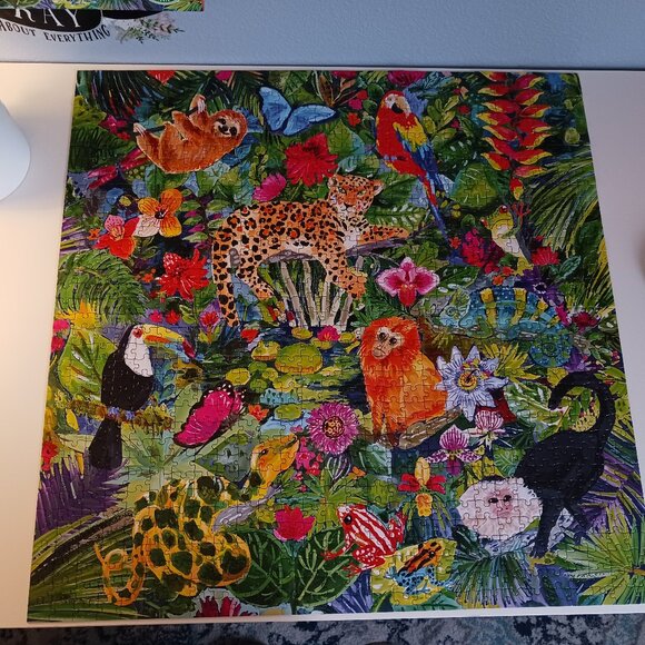 EEboo 1000 piece Puzzle Amazon Rainforest Colorful - Picture 11 of 11